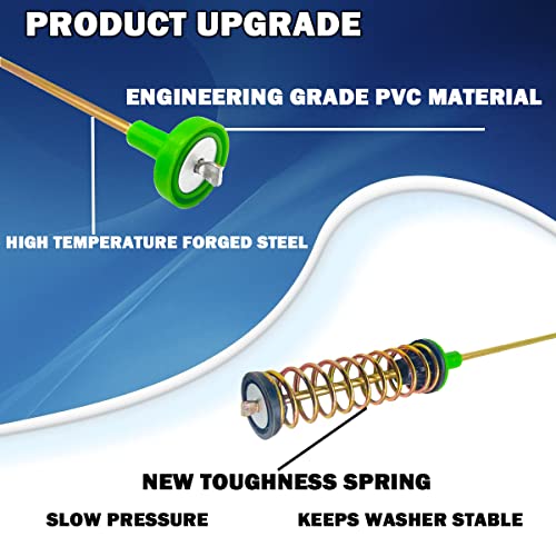 Samsung Washer Suspension Rod Kit 4 Pack - Upgraded Thick Springs DC97-16350S/U/T Compatible