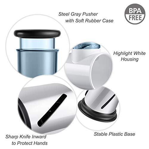 HOZODO White Slicer Shredder Attachment for KitchenAid Stand Mixer