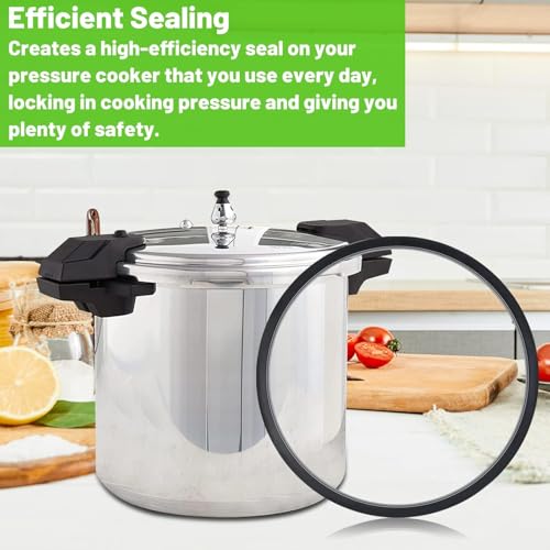 XHHKJGS Mirro 12/16/22 Qt Pressure Cooker Gasket Replacement - M-0512 M-0522 M-0312 M-0406 M-0416 M-0526 M-0622, 0.5 Quarts