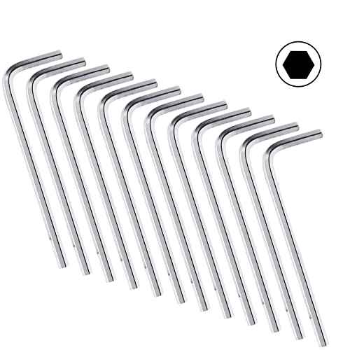 Bivethoi 20 Pcs 3mm Allen Wrench L-Shaped Hex Key Wrench Set, Small Metric Hexagon Tool