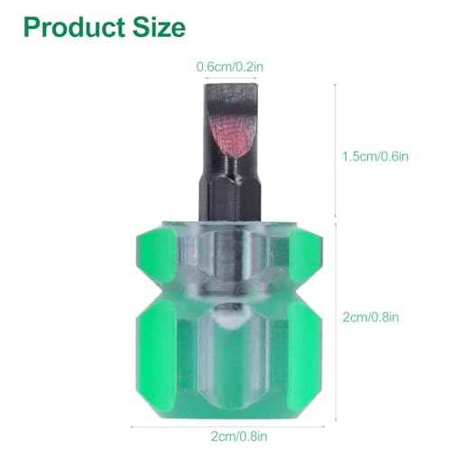 7-Piece Mini Flathead Screwdriver Set, Ultra Short Screwdrivers, Sewing Machine Repair Tools