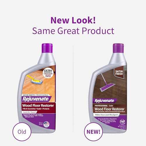 Rejuvenate 32 Oz Wood Floor Restorer Satin Finish - 1 Pack