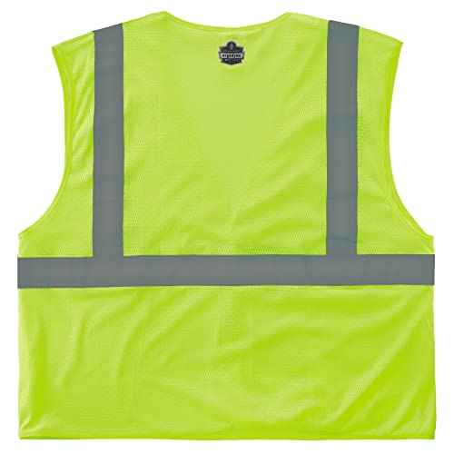 Ergodyne GloWear Economy High Visibility Reflective Safety Vest, Hook & Loop Closure