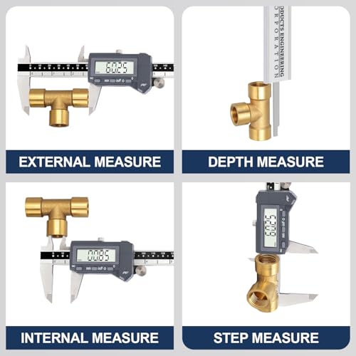 6 Inch/150mm Absolute Digital Caliper & Inch 4R Rule