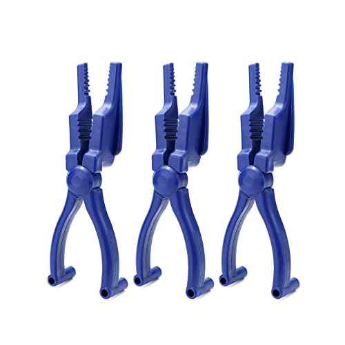 QWORK Plastic Secure Nail Tamper Finger Joint Pliers, 3 Packs Safety Nails Anti-smashing finger Joint Pliers for Safer Hammering of Nails