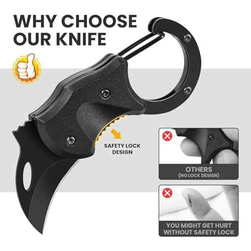 Small Pocket Knife Gift for Men, Keychain Box Cutter with 1.34inch Blade, Mini Folding Knives EDC Gadgets for Everyday Carry, Stocking Stuffers Gift for Adults Men Him