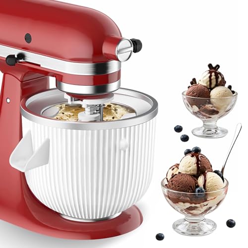 KitchenAid Ice Cream Maker Attachment for 4.5–6 Qt Mixers