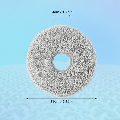 VIEWALL 8 Pack Reusable Mop Pads for Dreame L10s/L40/LX/X50 Ultra (X40 Mop Cloth) – Ultra-Fine Microfiber