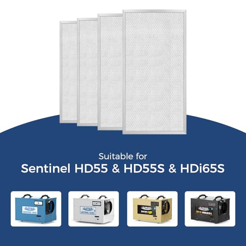 ALORAIR MERV-8 Filter Replacement Set for Sentinel HD55S/HD55/HDi65S — 4 Pack