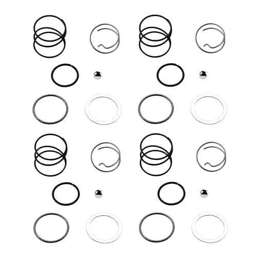 4 Packs N078434 N089668 Impact Driver Spring Kit with Steel Ball for DEWALT DCF885, DCF886, and DCF805 Series Impact Driver, Replacement Parts for Impact Wrench