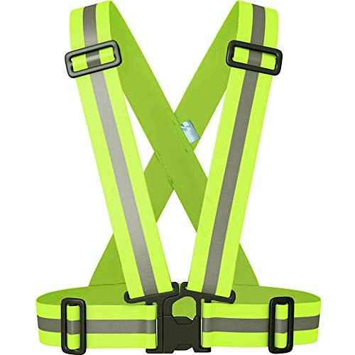 2" Wider Reflective Safety Vest,60% More High Visibility for Running,Construction,Walking Women Men,Adjustable