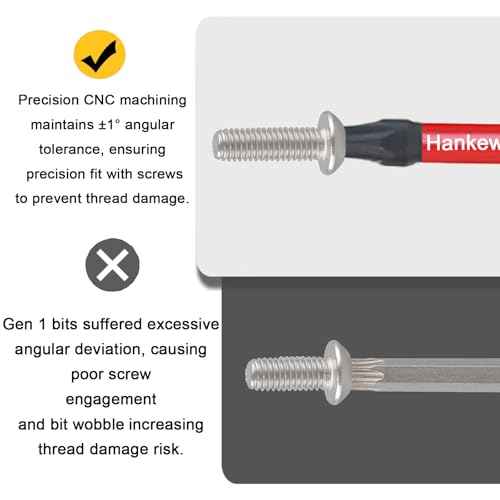 10 Piece T25 Torx Bit Set For Impact Driver,2 Inch #25 Torque Star Screwdriver Bit Set, CNC Machining S2 Steel Torx Head Power Bits,With Rugged Storage Box