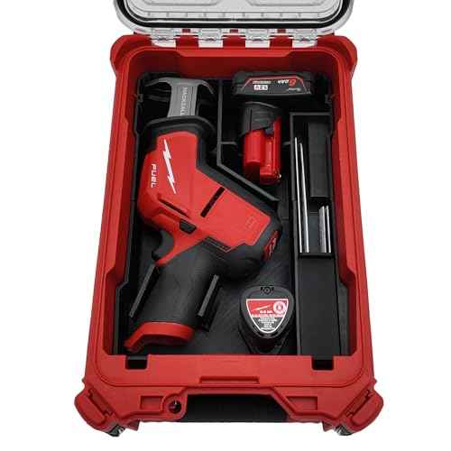 M12 Hackzall Liner for Milwaukee Packout Organizer- Works with FUEL Model (2520) and regular model (2420)