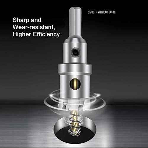 ASNOMY Tungsten Carbide Tipped Hole Saw Drill Bit for Hard Metal, 25/32 Inch(20mm) T.C.T Hole Saw Cutter with 2pcs Titanium-Plated Pilot Drill bit for Metal, Stainless Steel, Iron, Wood, Plastic