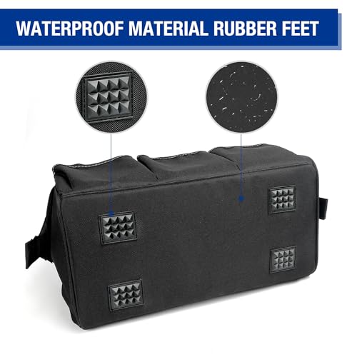 WORKPRO 18-inch Close Top Wide Mouth Storage Tool Bag with Adjustable Shoulder Strap, Sturdy Bottom