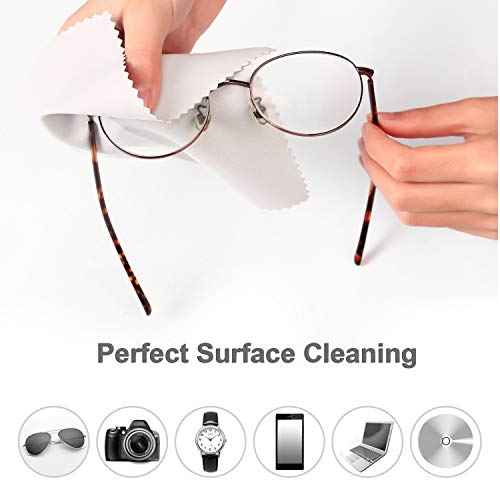 Hifot Adjustable Eyeglasses Strap Eyewear Retainer 12 Pack with Glasses Cleaning Cloth, Silicone Sunglasses Holder Strap, Eyeglasses Retainer Black