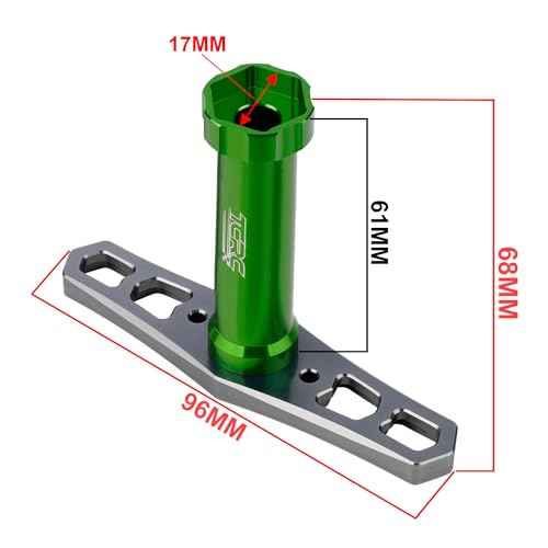 17mm Wheel Hex Nut Socket Sleeve Wrench RC Spanner Repair Tool For 1/6 1/8 1/10 scale RC Car Trucks Crawler Buggy