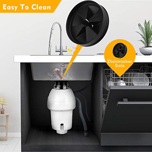 Tezoro Sink Baffle 3.25 inch Replacement for Garbage Disposals – Quiet Splash Guard