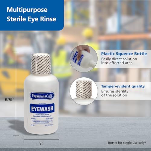 PhysiciansCare 16 oz Sterile Eye Wash Solution for Irrigation - 1 Count Refill