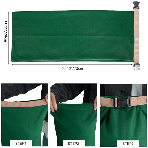 6 Pack Flood Water Barrier Sand Bags,Thickened Long Canvas Flood Protection Sandbags,Winter Bags for Swimming Pool Covers,Reusable Quick Flood Barrier for Home Flood Control