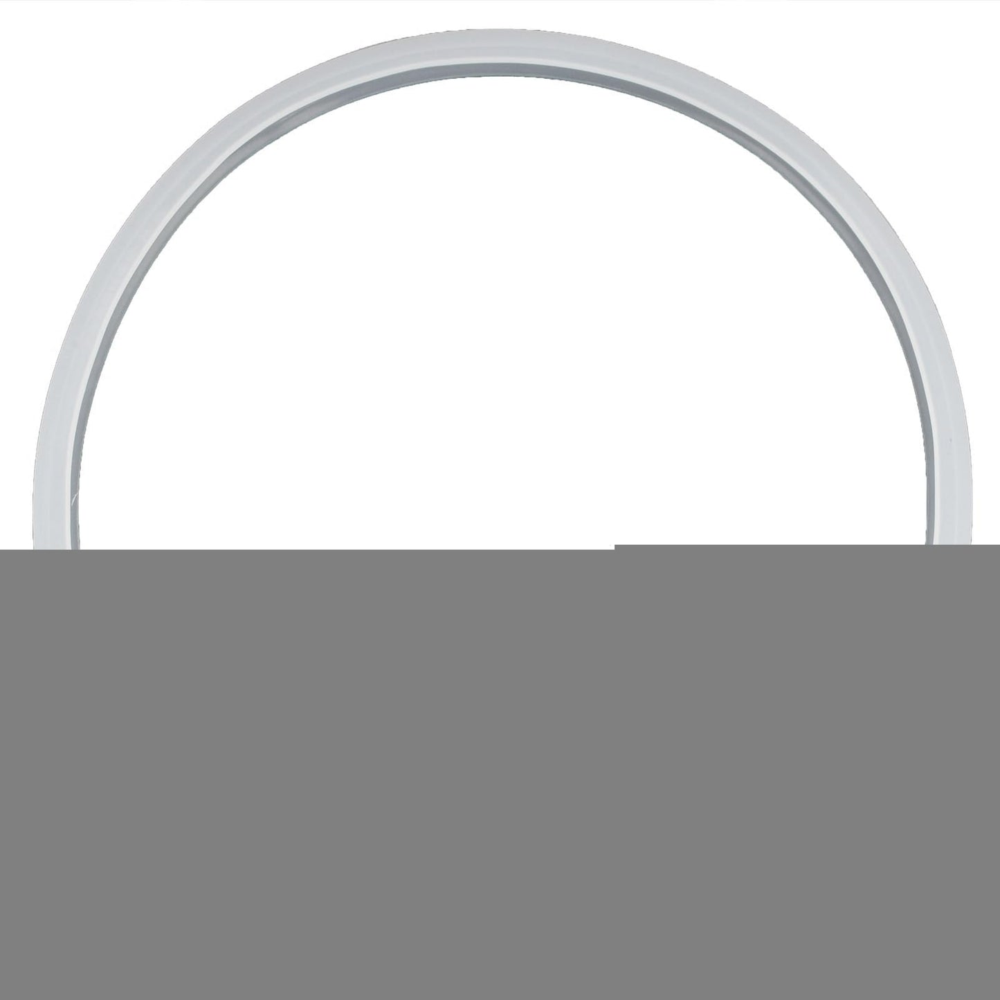 Luqeeg Pressure Cooker Sealing Ring, 1 Pcs Replacement Silicone Gasket Sealing Rings, Pressure Cooker Clear Silicone Shim Accessories for Most Home Pressure Cookers (18cm)