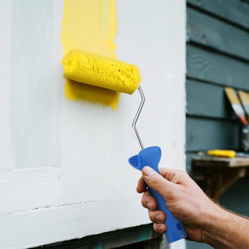 Amazon Basics 4-Inch Microfiber Paint Roller Covers 24-Pack for Smooth Finish - Shedless & Washable