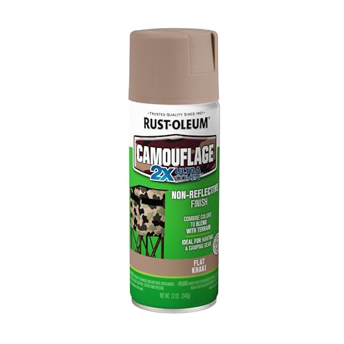 Rust-Oleum Ultra Cover 2X Camouflage Khaki Spray Paint 12oz - Exterior & Interior