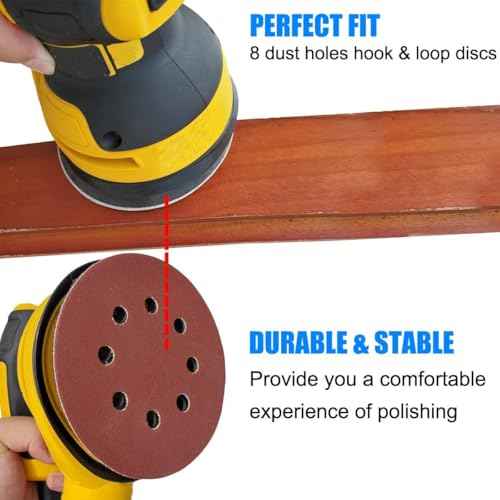 5 Inch 8-Hole Replacement Sander Pads for Dewalt Sander, 5" Hook and Loop Sanding Backing Pads for DeWalt DW420 DW421 DW422 DW423 DW426 D26451 Random Orbital Sander, 1-Pack