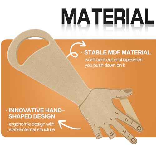 Table Saw Push Stick Hand Shape Safety Block for Saw, Miter, Router Table, Jointers ? Missing Finger Design Woodworking Stick, Creative Tool for Woodworkers, DIY Projects or Father¡¯s Day