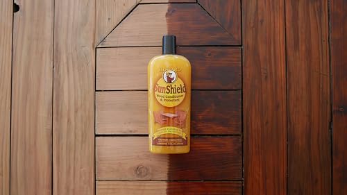 Howard SunShield Beeswax Outdoor Furniture Polish 16 Fl Oz - UV Protectant and Wood Restorer