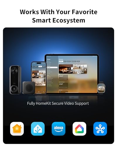 Aqara G400 Video Doorbell with Chime - 2K HD, Wired/PoE, HomeKit Secure Video