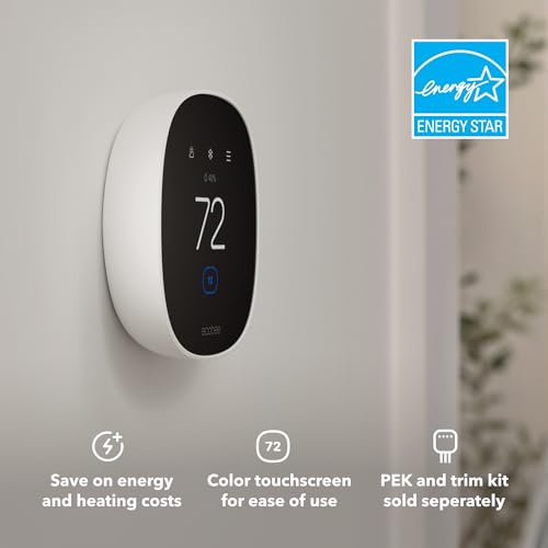 ecobee Smart Thermostat Essential WiFi 0.91 x 3.62 x 3.62 inches Energy Star