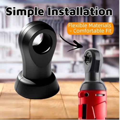 Impact Protective Rubber Boot Rubber Tool Cover Compatible with M12 2456-20 2457-20 Cordless 3/8" 1/4 Lithium-lon Ratchet Replace#: 49-16-2457