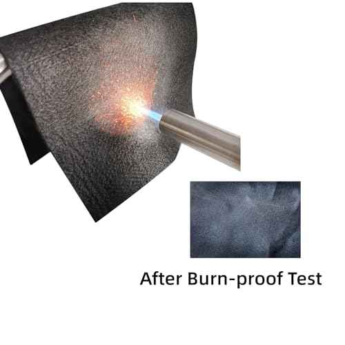 39 x 48 x 1/5 inches Carbon Fiber Welding Blanket Fireproof, Heat Resistant Fabric 1800¡ÆF High Temp Insulation Pad, Flame Retardant Protective Mat for Soldering Welding Brazing Plumbing
