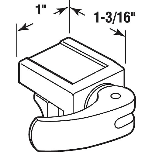Prime-Line White Sliding Window Lock for Vinyl Windows - Defender Security