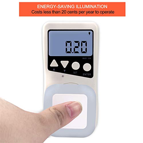 Uigos LED Night Light with Smart Sensor - Dusk to Dawn, 6-Pack, White, 0.5W Plug-in