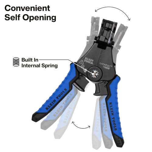 Klein Tools 11063W Heavy-Duty Automatic Wire Cutter/Stripper - Cutter