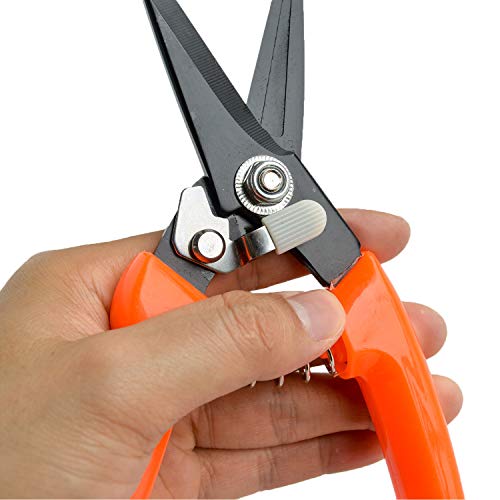 8-Inch Goat & Sheep Hoof Trimming Shears with Carbon Steel Blades - Multiuse Livestock & Gardening Tool
