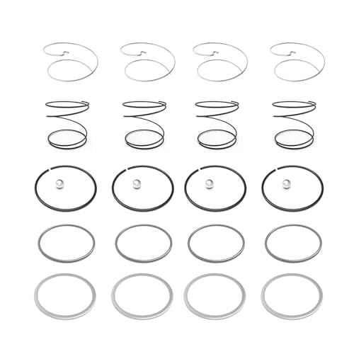 Updated N078434 N089668 Spring Kits with Steel Ball for Dewalt Impact DC825, DCF887, DCF885, DCF886 Impact Driver Spring Kit - 4 Pack