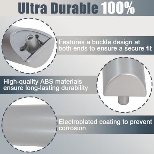 Wadoy ME16K3000AS Silver 12-1/8" Samsung Microwave Door Handle Replacement, DE94-02409C