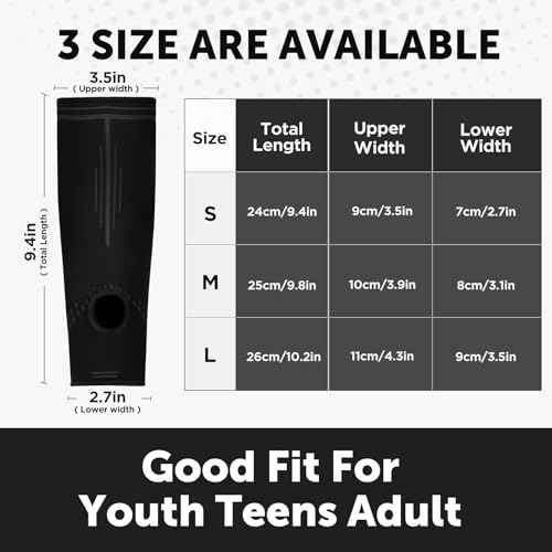 ROOCHKD Volleyball Arm Sleeves Passing Forearm Sleeves Compression Arm Guard Sports Training Arm Protector for Kids & Adult