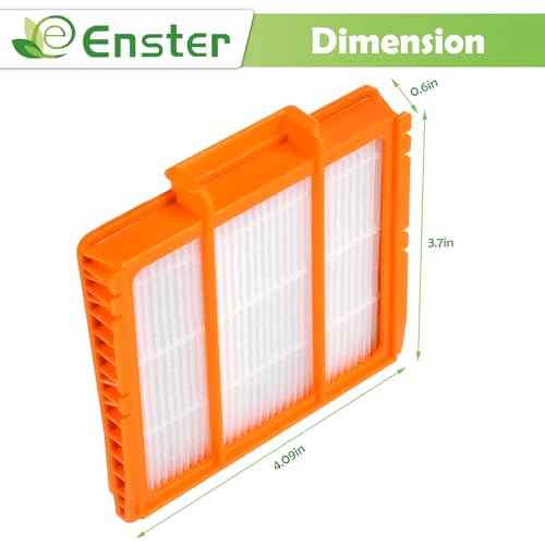 Replacement Filters Compatible with Shark AI AV2501S AV2501AE AV2502AE RV2520AOUS AV2510AOUS AV2511AE RV2610WA RV2610WD Robot Vacuums with Self-Empty Base (4 Pack)