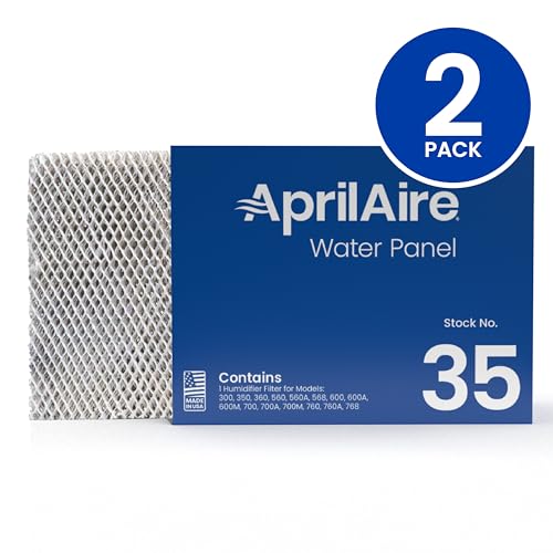 AprilAire 35 Water Panel Humidifier Filter Replacement Pack of 2 for 300–768 Models