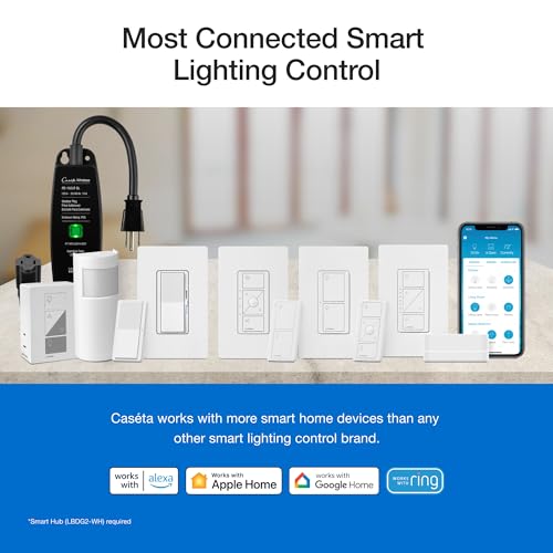 Lutron Caseta Smart Outdoor Plug 1 Pack Weatherproof Wireless Control
