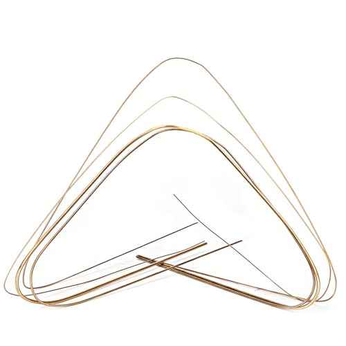 Silver Solder Wire, Gold Solder Silver Copper Aluminum Alloy Metal Welding Rods Soldering Wire 4pcs 0.5mm 0.7mm 1.0mm 1.5mm for Jewelry Making