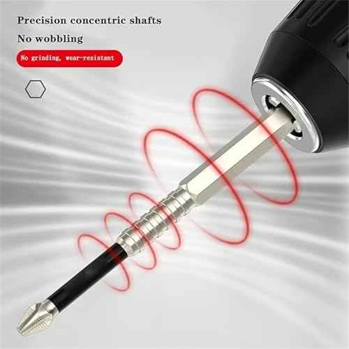 High-Magnetic Screwdriver Drill Bit,k5 impact resistant non slip bit,Strong Magnetic Durability Screwdriver Drill Bit Set,Anti-Slip Magnetic Electric Screwdriver Set,25 50 65 70 90 150mm (1Set)