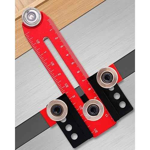 Thin Rip Jig Table Saw Jig Guide ? Fits 3/4 x 3/8", 1/4 x 3/8¡± T Slots, Woodworking Jig for Quick Thin Wood Strip Cuts on Table Saws, Band Saws, Router Tables