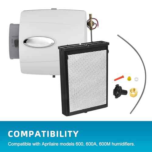 4839 Humidifier Maintenance Kit, No. 35 Water Panel Humidifier Replacement Filter, Fits for Aprilaire Whole Home Humidifier Models: 600, 600A, 600M