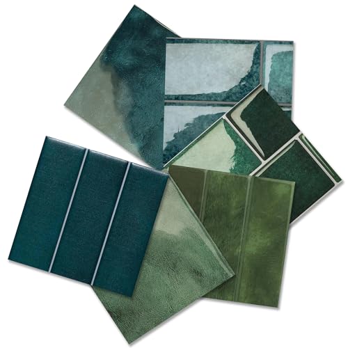 SMART TILES Sample Kit Metro Green Blue Fiona