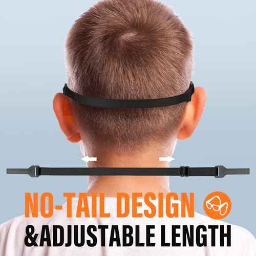 Kids Eye Glasses Strap - No Tail Sunglasses Straps Cords for Boys Toddler and Girls - Eyeglass Holders Around Neck - Adjustable Eyewear String Lanyard Retainer - 4 PCS£¨10.5 Inch